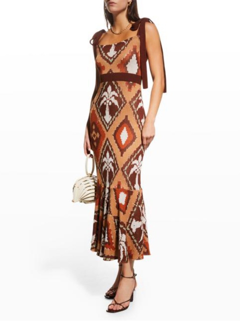 Johanna Ortiz Nymph Secrets Knit Midi Dress